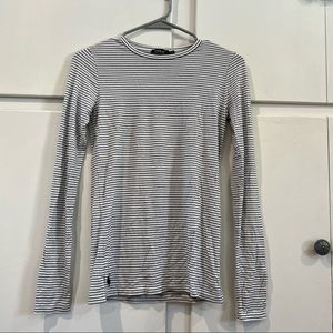 Polo Ralph Lauren b&w striped shirt